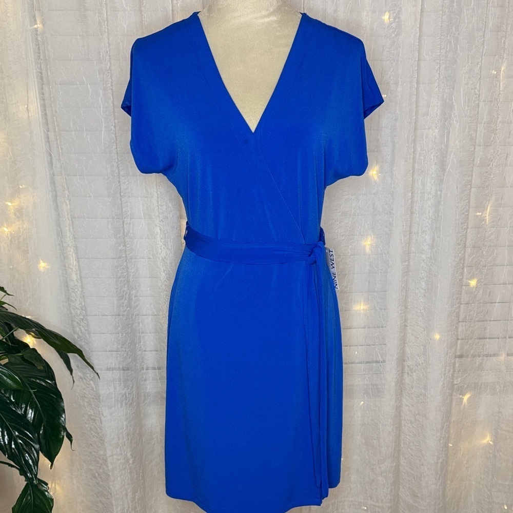 Nine West Royal Blue Midi Dress